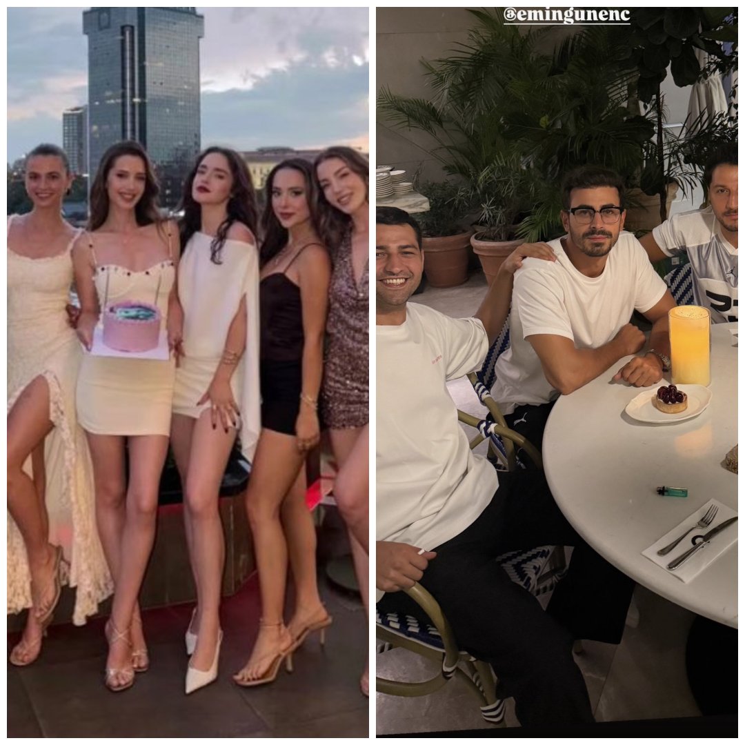 cottoncandy1's tweet photo. Aytac is dating someone still celebrated bday w helin bt #emsu celebrated separately w frnds

#EminGünenç is at vacation,#ilsudemirci is at home,same like his LONDON visit
But no
"They're dating"

Is this "dating" or 8TH WONDER OF THE WORLD which only exists in dreams ??
#arafta https://t.co/7xF9myuuEC