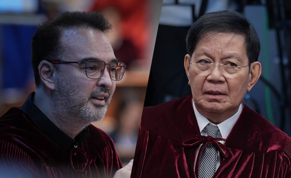 Politiko_Ph's tweet photo. Sen. Panfilo Lacson took an apparent swipe at Senate Minority Leader Alan Peter Cayetano on Sunday, describing someone who allegedly lies while quoting Scripture as a “devil incarnate,” as their feud over purported anomalous infrastructure projects in Taguig City continued to escalate.

Read it here: https://t.co/MtrspgPq9f