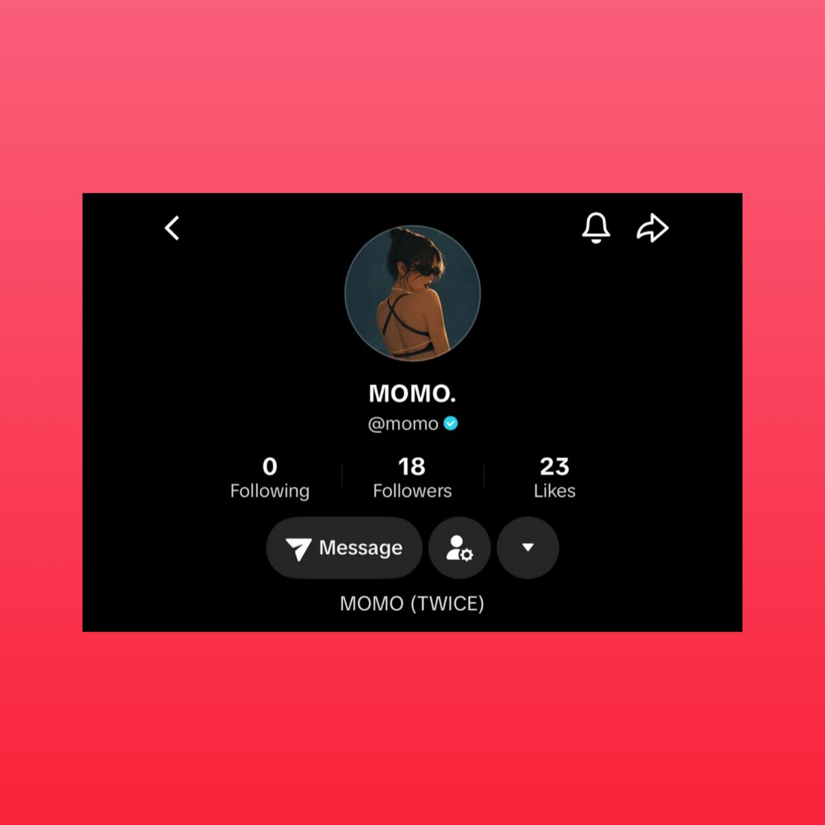 OneilyMusic's tweet photo. MOMO of TWICE opens an official account on TikTok. https://t.co/nuPKlfmeDi