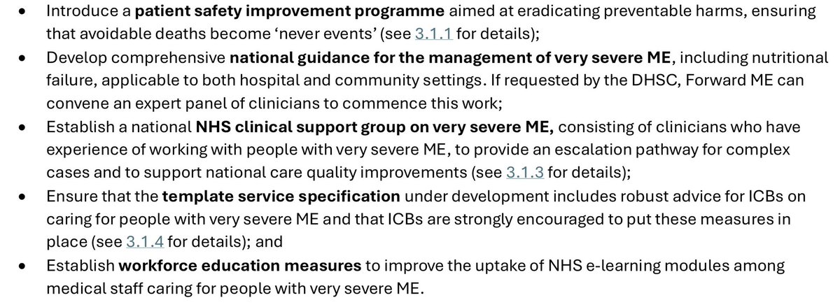 ABrokenBattery's tweet photo. Forward ME has published proposals for urgent improvements to the care of people with very severe #MECFS. It highlights two Prevention of Future Deaths reports and that the delays to do not remove the need to address immediate patient safety risks.

#SevereMEAwarenessWeek https://t.co/Dar3SBDLmC