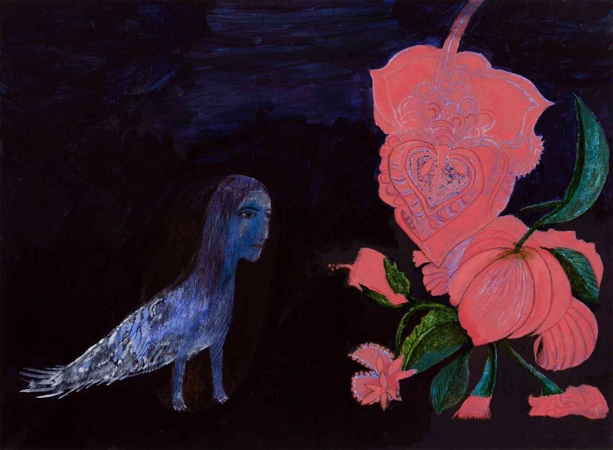 AfroKidoOo's tweet photo. 'Flowers encounter' by samira abbassy, 2021 https://t.co/NIwUm7BFHo
