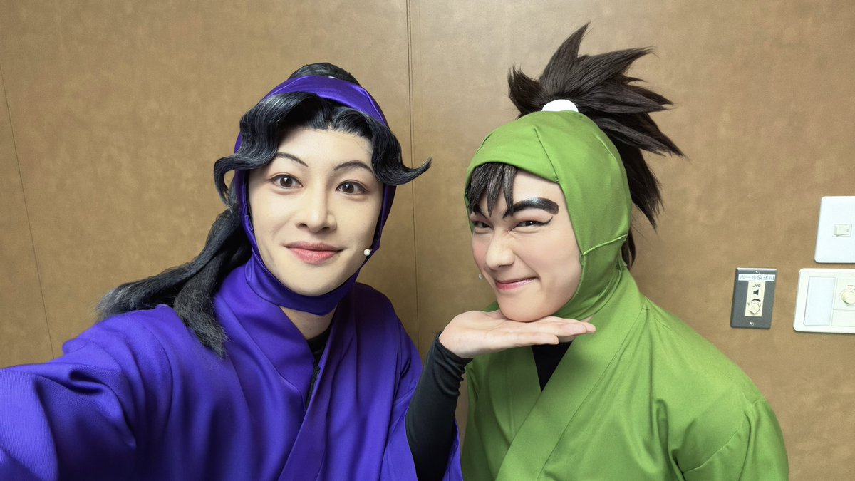 macoto20580065's tweet photo. 15日目夜🐜

本日もご来場頂いた皆様、ありがとうございました☺︎

皆さんの笑い声が僕らの糧になってます😌
本当にありがとうございます！！

いよいよ明日は東京千秋楽⭐︎

最後まで応援よろしくお願いします😎
#忍ゲキ https://t.co/IfKgN2gtTu