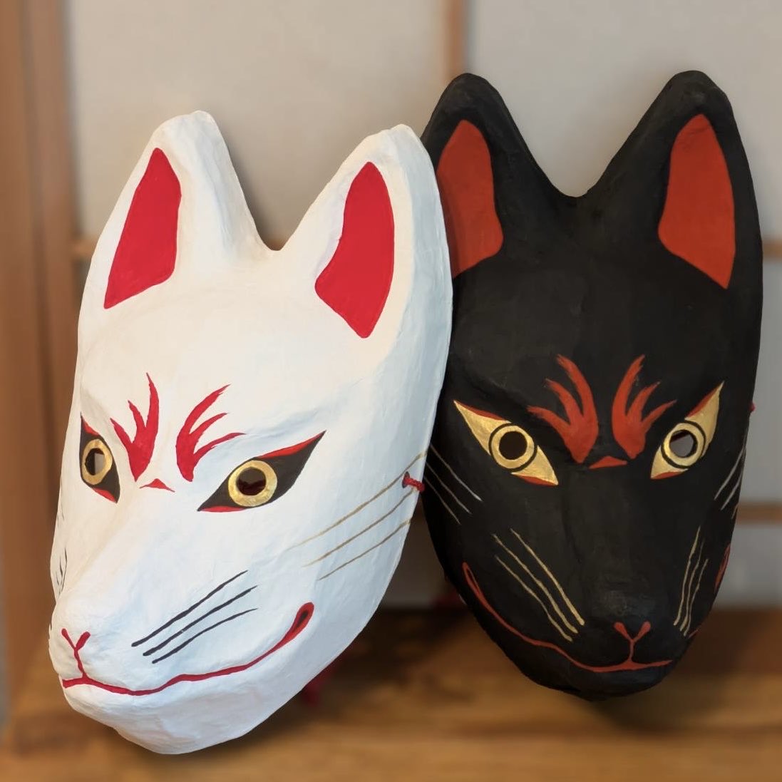 KasaneWorks's tweet photo. 狐面、鬼面も出品予定です。 https://t.co/ZV7yz7daah