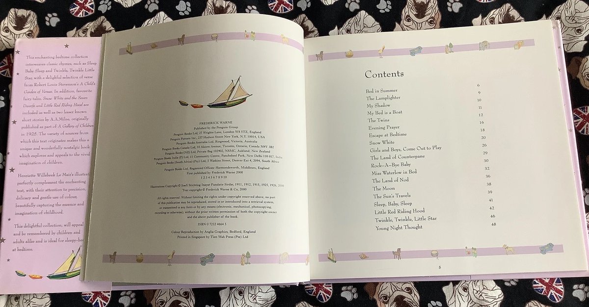 WatsonsVintage's tweet photo. Such a BEAUTIFUL Book. Vintage 2000 'A Children's Bedtime Book' in Hardback by Henriette Willebeek Le Mair - Illustrated Book - Nostalgic Gift - Poems and Stories https://t.co/GiYSFZsbNZ via @Etsy #VintageBooks #ChildrensBooks #WillebeekLeMair #BedtimeRhymes #TraditionalBooks https://t.co/BXItnP67kL