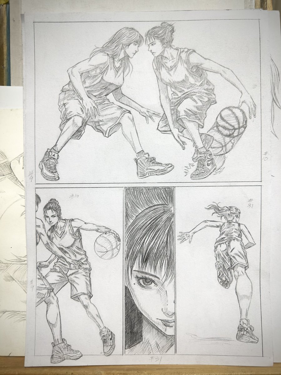 batcatlin's tweet photo. 【手繪鉛筆素描】女版籃球角色練習中

還在練習階段......

自創女版籃球系列持續練習中…

#手繪 #鉛筆素描 #自創角色 #女籃 #籃球手繪 #characterdesign #pencildrawing #練習中 https://t.co/L8qxSB5xPt