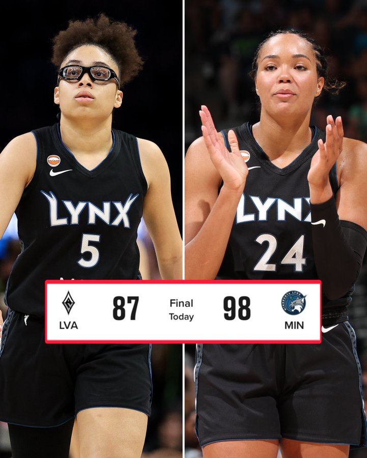 green_locks1's tweet photo. LIV AND PHEE TAKE OVER VS. THE ACES 😤

Olivia Miles: 26 PTS, 7 AST, 4 REB, 3 3PM
Napheesa Collier: 22 PTS, 4 REB, 3 AST, 5 3PM

This rookie-vet duo is SPECIAL 🔥

#Gambling𝕏 #WNBA #GamblingCommunity https://t.co/pHQEAwKKar