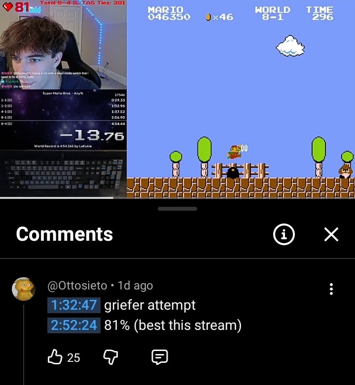 real_cm25's tweet photo. fuck u mean "griefer attempt" bro 😭✌️ https://t.co/ceNuj6mANF