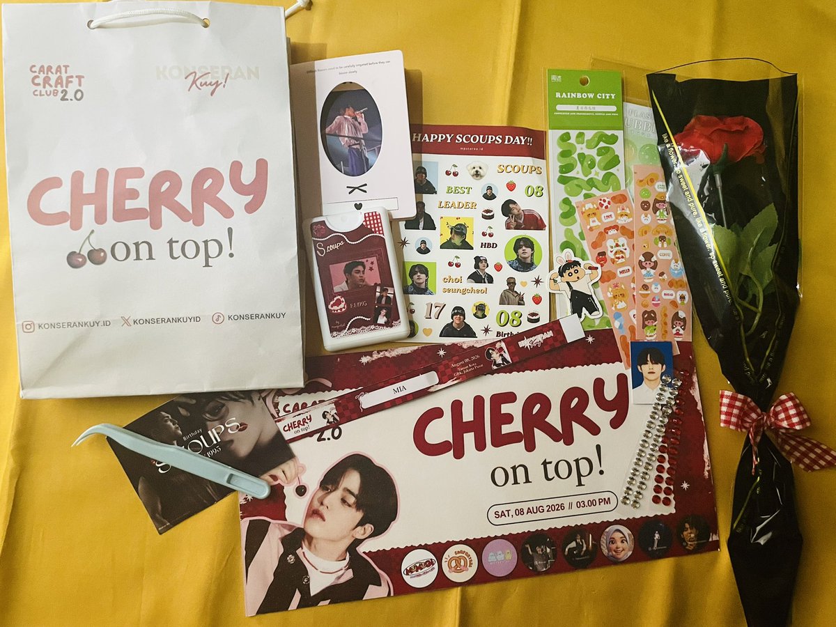 coups_chanlove's tweet photo. Seruuu sekali,,,makasiihh untuk evennya 🥰🥰@konserankuyid ,makasihh juga untuk bingkisannya🥰🥰 @Phannie1527 @hellosurpretzel, https://t.co/bcskaiJfU4