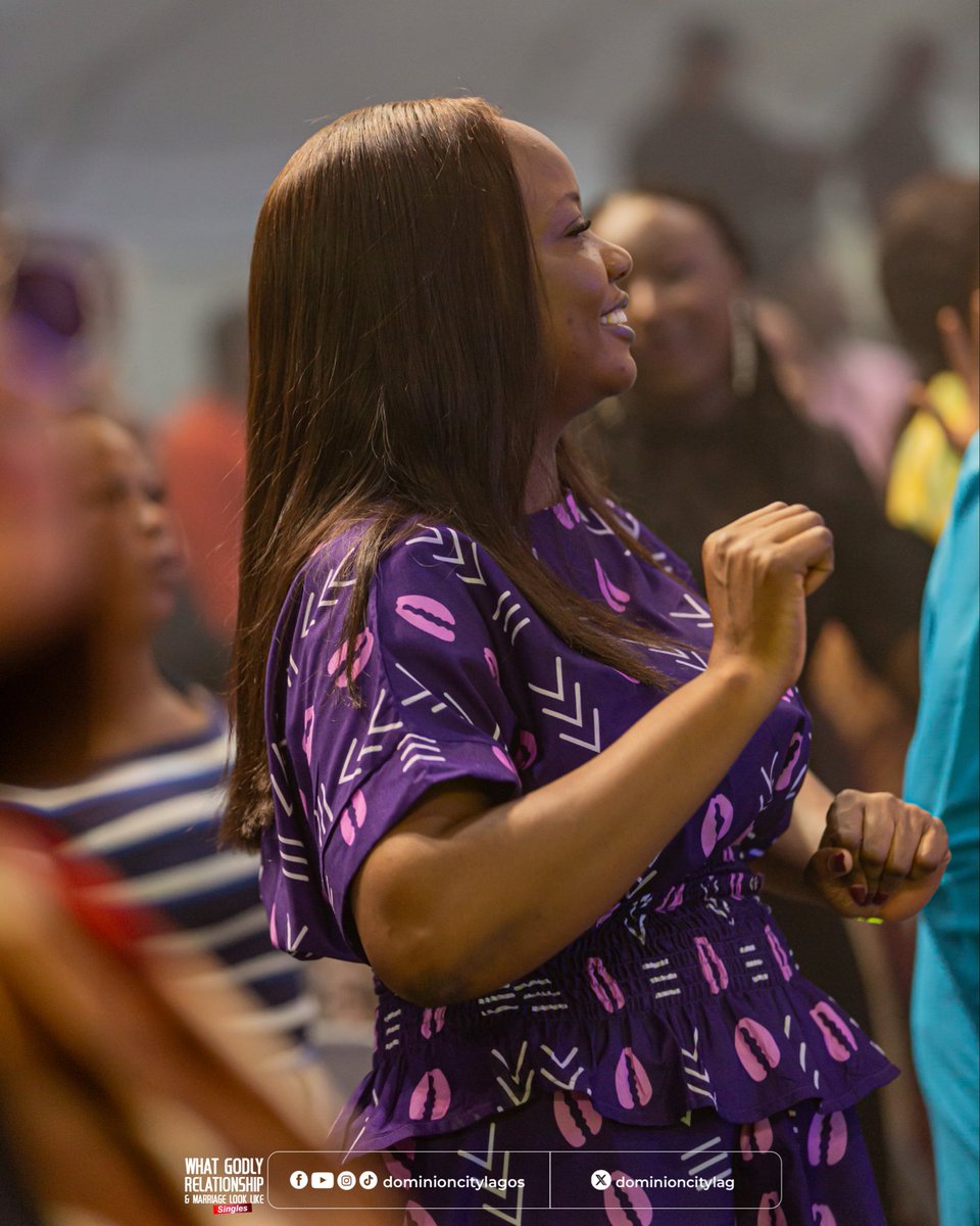 dominioncitylag's tweet photo. There is joy in his presence.
#DominionCity #DCLagosHq #RelationshipSeries #SinglesService https://t.co/GeycyhIuWr