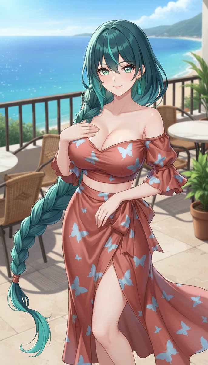 miakokaulitz's tweet photo. Azure Dragon: "Can we really spend this day just the two of us?"

Concept: casual day off
Base: AI
Refinement: Hand-painted eyes and highlights on the face
Type: Edit

#AIillustration #AIart #AIArtistCommunity #龙魂旅人 #ドラベル https://t.co/ug4UMkw2nb