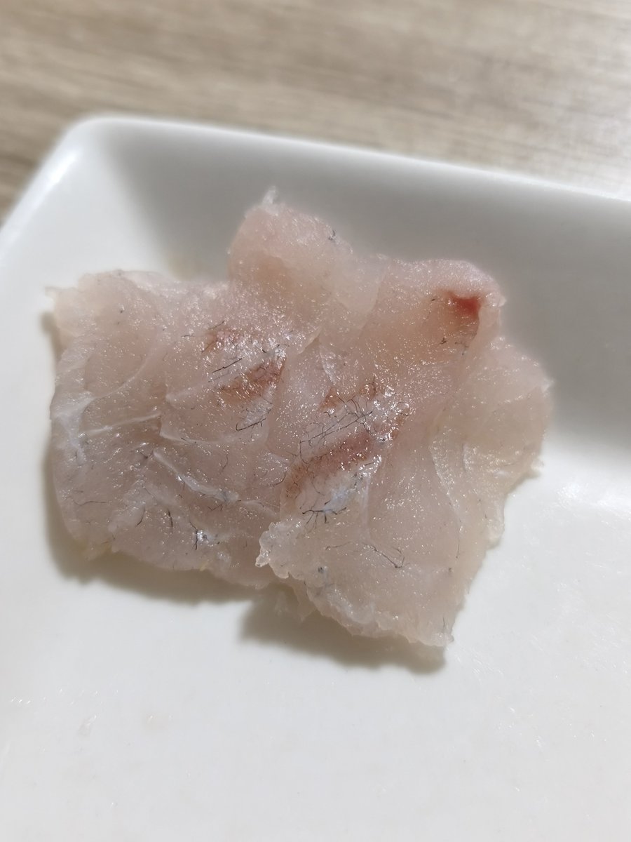 crosscubfishing's tweet photo. あ、そう言えば昨日の夜にキビレの刺身食べました😋
3日熟成させたけど初日に食べてないので違いは分かりません🤣 https://t.co/fOaG3U4wXO
