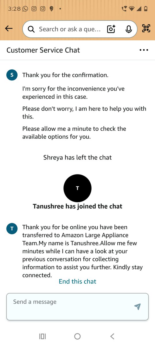 apoplexi24's tweet photo. @amazonIN @AmazonHelp Got redirected 4 times and still couldn't get a single person who could provide concrete resolution for my problem. Contacted Amazon through call around 3-4 times, raised 1 odd ticket, pickup got cancelled 4 times due to item being above 10k value. So where is the transperancy? https://t.co/ddr2UeJI4C
