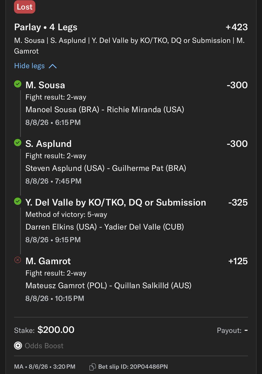 BladesTM_'s tweet photo. Salkilld is so fuckin nasty and a legit contender I am not even mad I lost.. just sucks to see the polish legend go down like that… I really ranked the Klein and Ribovics wins high but Salkilld is on a complete other level than them clearly.

#UFCFightNight #Gamrot #Salkilld https://t.co/mR3vxuDCqw