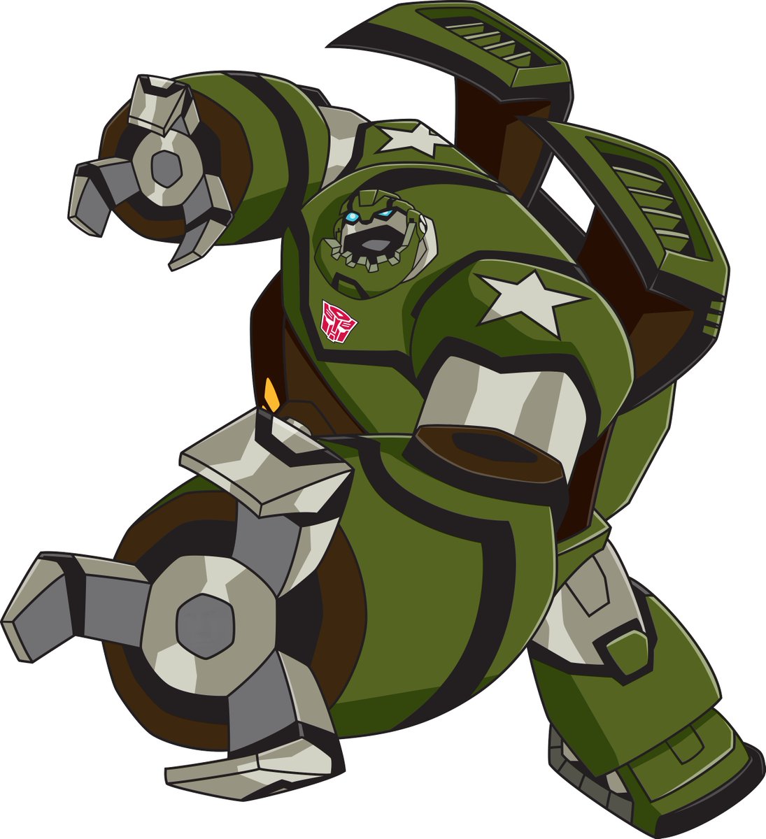 tfaltmodes's tweet photo. HD art of Bulkhead from Transformers Animated. https://t.co/MnyxBCsOu4