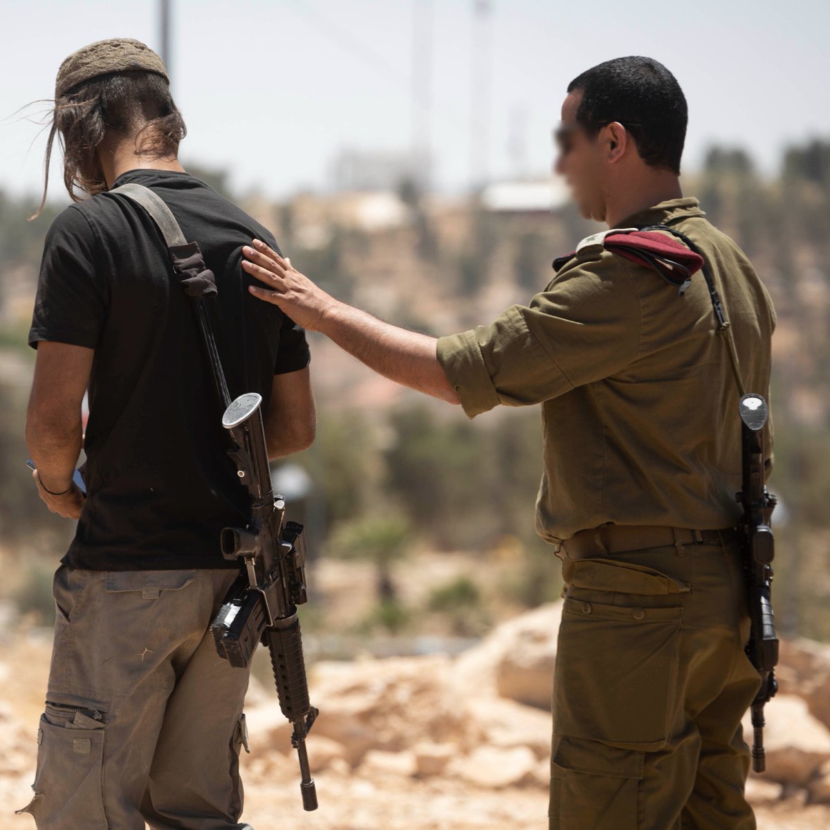 BtSIsrael's tweet photo. Settler terrorists injured 20 Palestinians across the West Bank this weekend. Instead of stopping them, the IDF fired tear gas at Palestinians, injuring at least 15 more. In 2026, state-backed settler terrorists have injured +900 Palestinians, an average of four people a day. https://t.co/1HbL8dQjV2