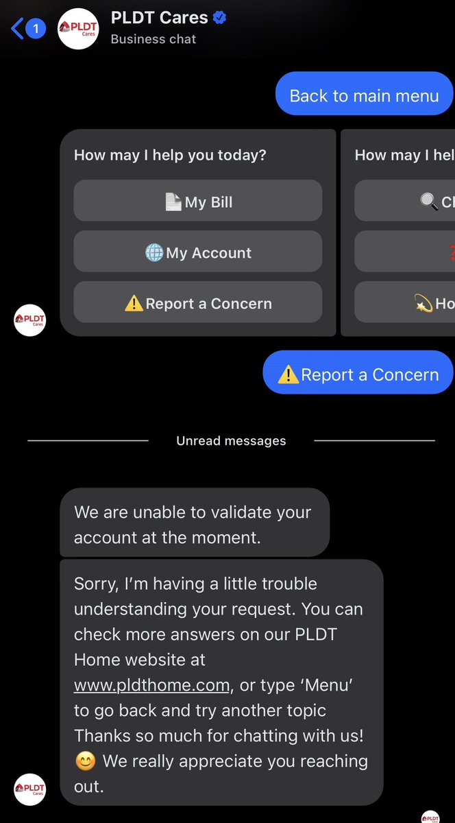 kathalarcon09's tweet photo. @PLDT_Cares  can’t connect with your Messenger :( https://t.co/2oymmkT2xX