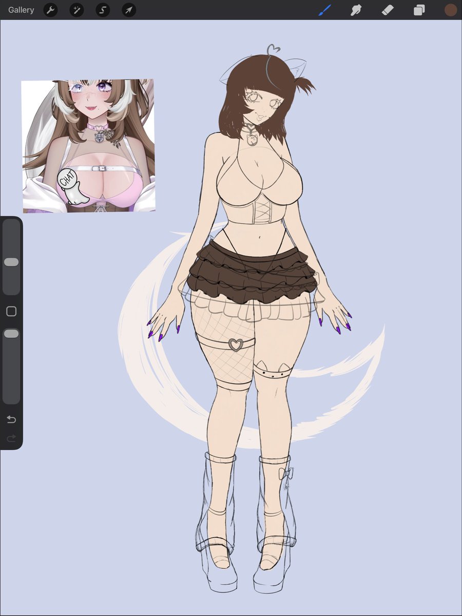 MinxxMedia's tweet photo. Trying really hard to come to terms with imperfections in my art, especially as a self taught traditional artist breaking into the digital space 💕 Messy line work is okay, mistakes are human, and it doesn’t have to be right first try…

#artist #vtuber #art https://t.co/ijgHQYA1sj