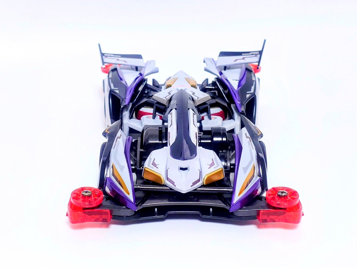 zgmfx47a's tweet photo. #JC2026コンデレ2 
#フリー部門
#ミニ四駆

マシン名：マッハフレーム・ヴァイオレットエッジ
シャープで洗練されたシルエットをデザインしました✨マッハフレームのカウル造形を活かし近未来のレーシングマシン風に仕上げました>ω</ https://t.co/PDna2qaEG5