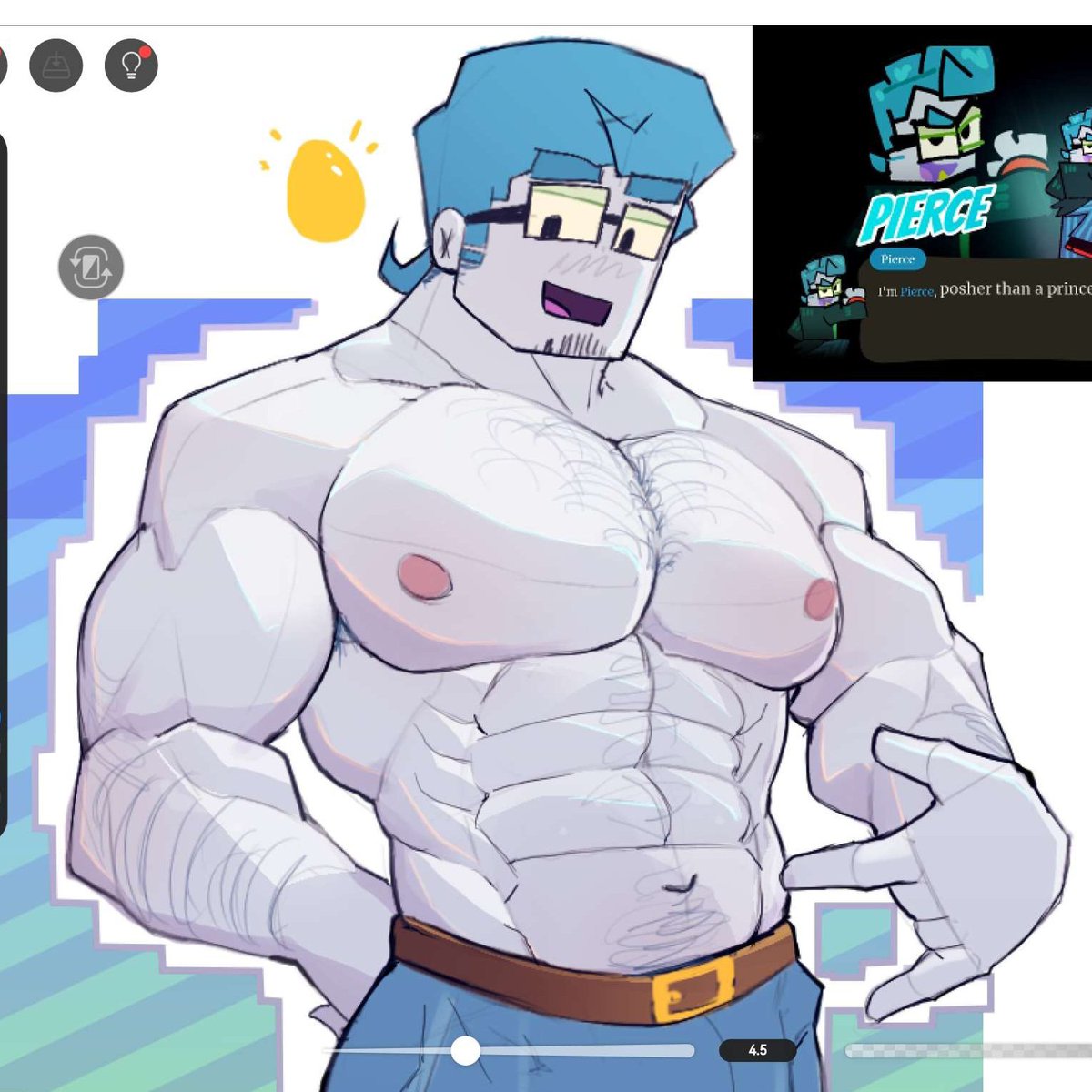 rebelliousmilk's tweet photo. i love nerds (pierce from the grand eggspress) #bara #roblox https://t.co/HV3Lp9mmqK