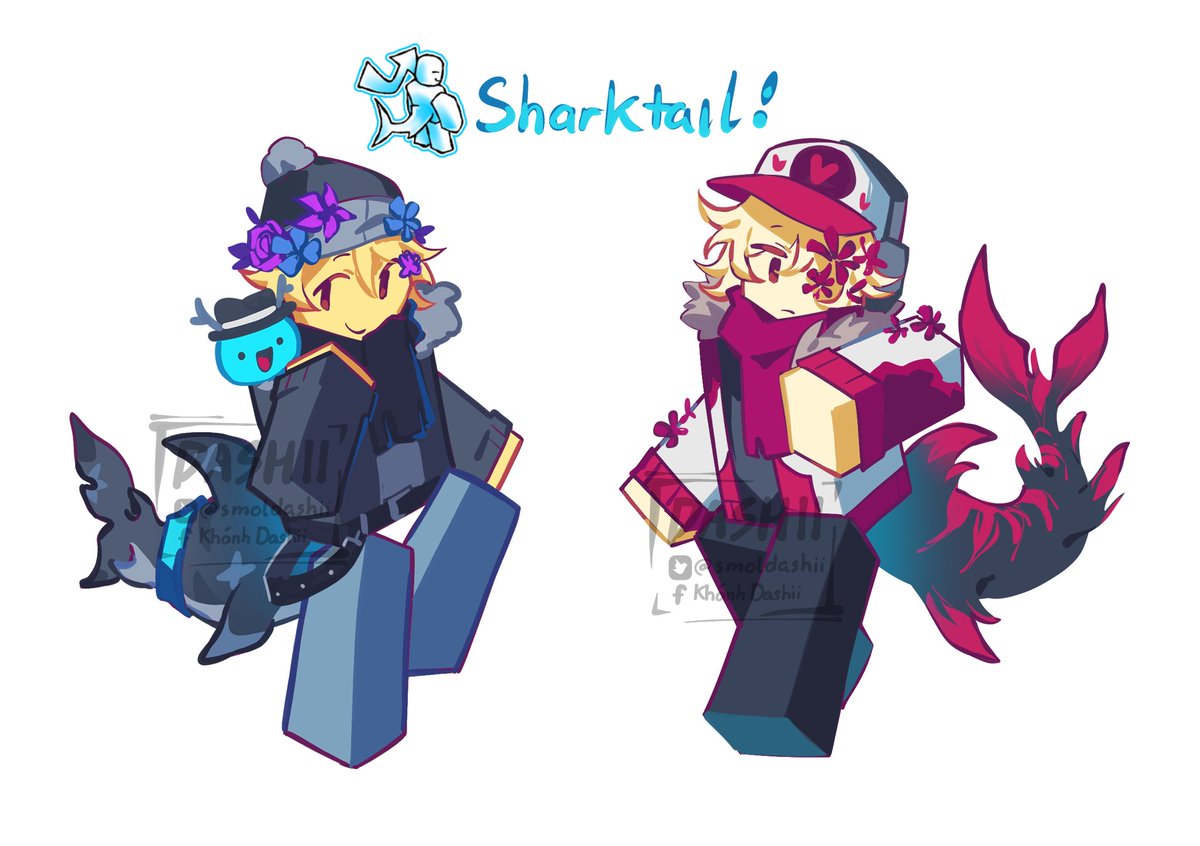 smoldashii's tweet photo. #tmirb x #nullscape that nobody asked for but hi little shark guys! https://t.co/eZaYwOHGcN