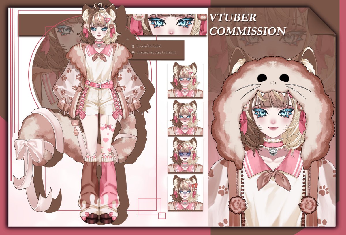 triiachi's tweet photo. [RTs and like are appreciated!]
Greetings friends! 
I’m sorry I’ve been doing so much self promotion lately, because my vgen has been quiet and I’m really anxious about my future income as I don’t have a permanent job yet. 
https://t.co/yPLt3ThhCC
#commissionㅤ #vgencommission https://t.co/4FuR4Ot8HW