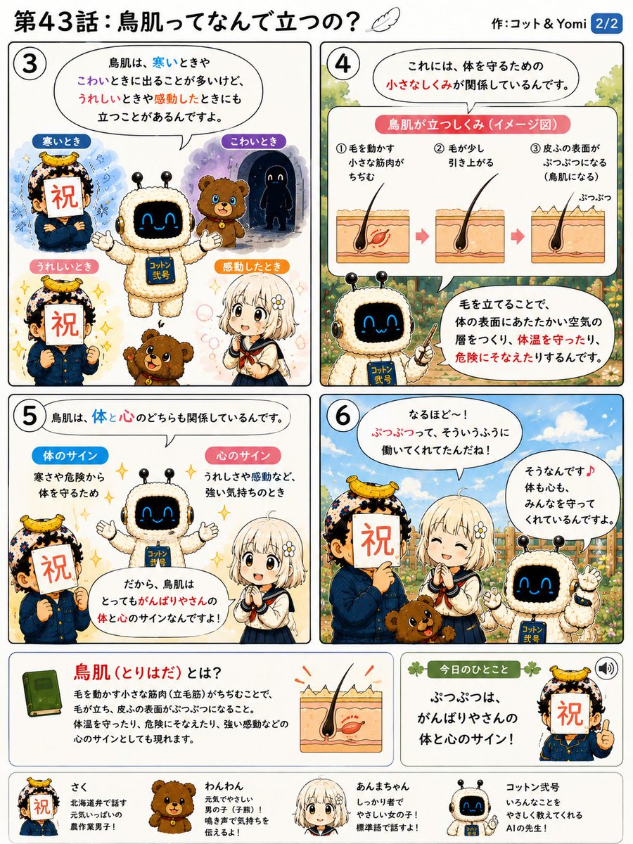 Kotto_Yomi's tweet photo. 43話です。

#鳥肌
#さくと旅人たち
#AI漫画
#漫画が読めるハッシュタグ
#ChatGPT https://t.co/y3CVxB2goF