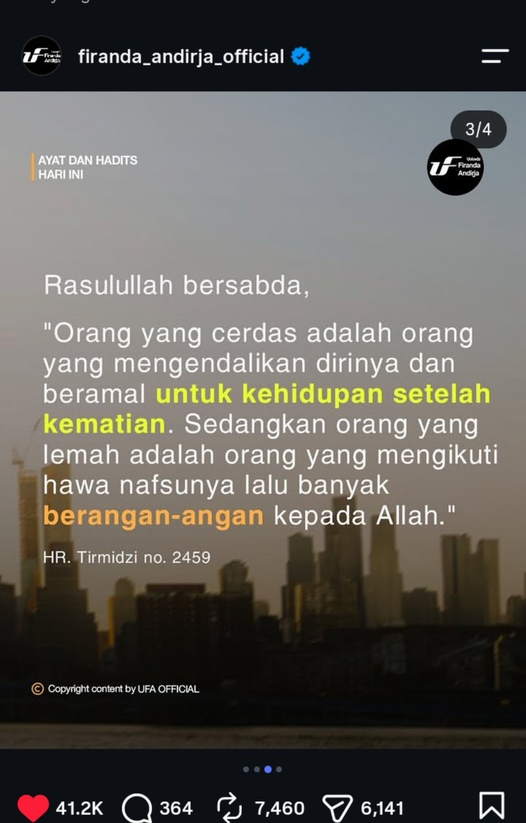 tariiikan's tweet photo. akuuu lagiii sukaa bangettt sama postingan-postingan akun Ustadz Firanda.
BAGUSS-BAGUSSS BANGETT KONTENNYA😭

awal liat konten ini cekikikan banget WKWKWKWK, makin geser slidenya makin ngena dihati, makin Istighfar dan muhasabah diri sbg kaum whan when yaa. https://t.co/jOcKFIHXun