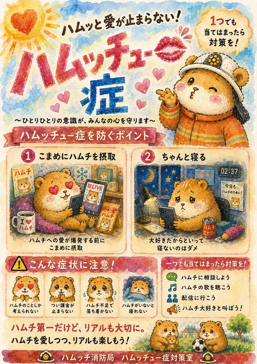 yariho_86's tweet photo. 暑い日が続いておりますが、みなさまお元気でしょうか。
お休みの方、お仕事の方、絵画コンクールでお忙しい方など様々だと思います。
そんなみなさまにとあるポスターが届いておりましたのでお知らせいたします。
暑い夏ですが、ハムチとともに乗り切りましょう！
#第一回夏のハムハム絵画コンクール https://t.co/HQ8zH2I9w0