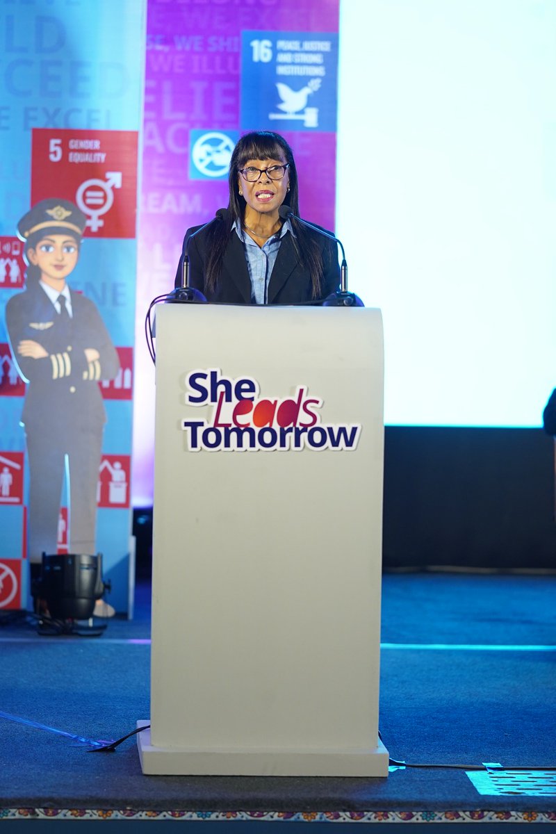 CarolFloreUN's tweet photo. At #SheLeadsTomorrow, Women &amp; girls are not waiting for the future, they are shaping it now.
Women’s leadership is a governance &amp; development imperative. We must remove barriers &amp; open spaces for women to lead. When she leads today, #Bangladesh is stronger tomorrow. #SDG5 #SDG16 https://t.co/R8VUR1pxr7