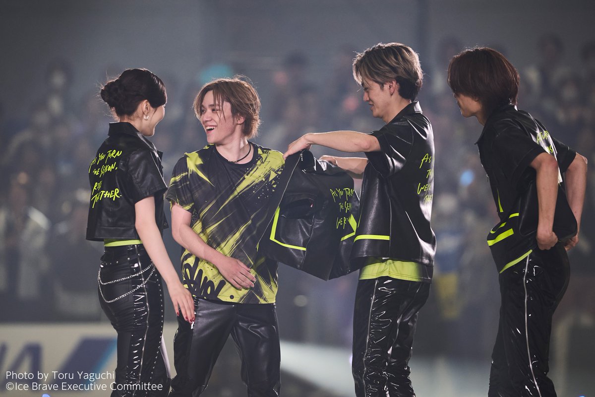 TBS_figure's tweet photo. ┎┈┈┈┈┈┈┈┈┈┈┈┈┈┒
　#アイスブレイブ 東京公演
　2日目も無事終了！🗼⛸️🔥
┖┈┈┈┈┈┈┈┈┈┈┈┈┈┚
残すは11日(火・祝)2公演のみと
なりました😭配信&円盤化はないので
最後の最後ぜひ生で体感してください✨

追加席⭐️スタンドB席も販売中‼️💘
https://t.co/nwnisyP8o6

〈ラスト東京2公演🗼〉8/11(火・祝)  
📍東京辰巳アイスアリーナ  

#宇野昌磨 #本田真凜 #𠮷野晃平 #本郷理華 #中野耀司 #唐川常人 #櫛田一樹 #佐藤由基 #PIW