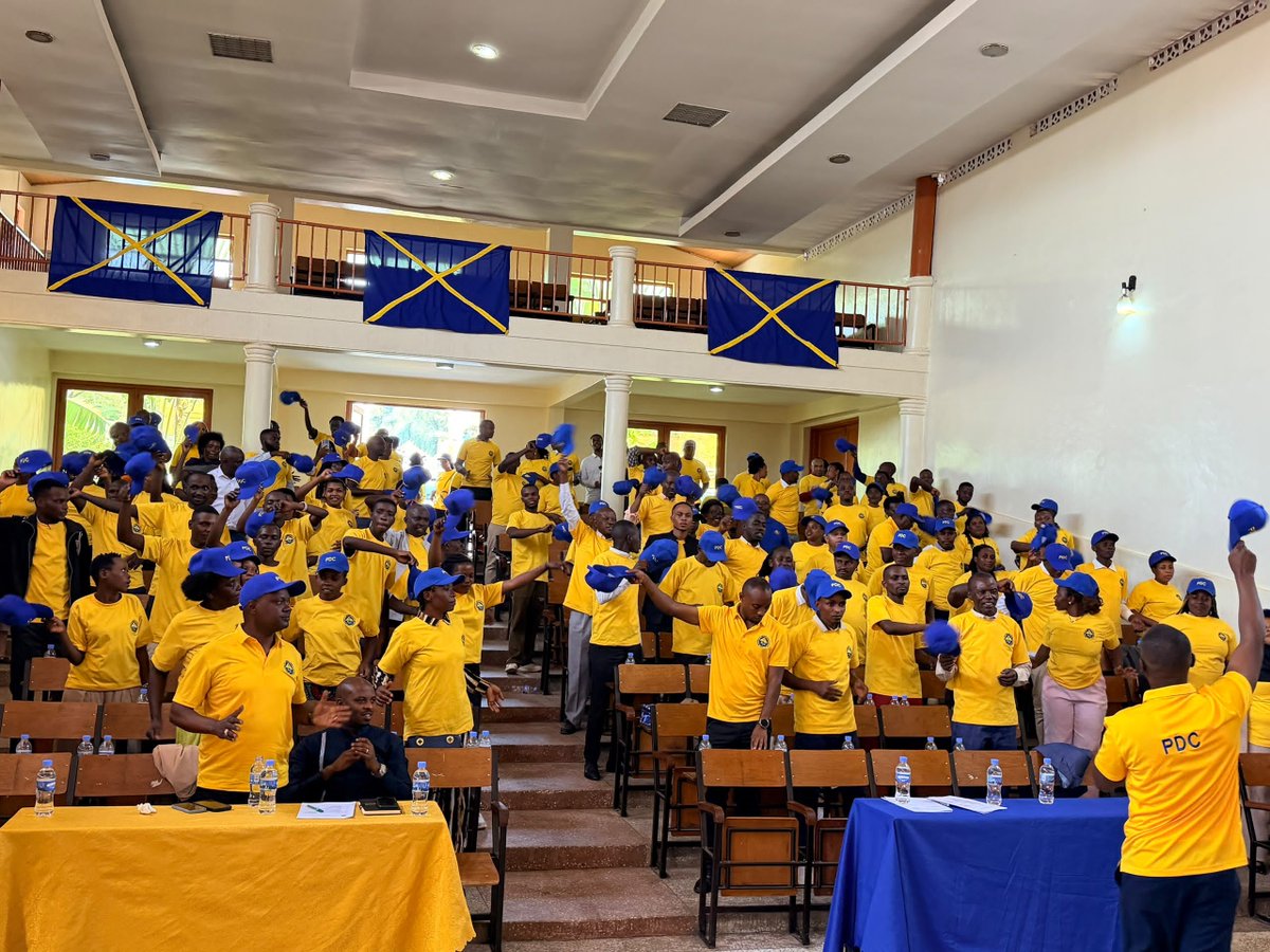 PdcRwanda's tweet photo. Kuwa 09.08.2026 Kongere y'ishyaka @pdc_rwanda yateraniye mu mujyi wa Kigali. Haravugururwa amategeko shingiro ya PDC, hanashyirweho abayobozi b'ishyaka mu nzego zitandukanye. @NFPO_Rwanda https://t.co/uPJgASJYtM