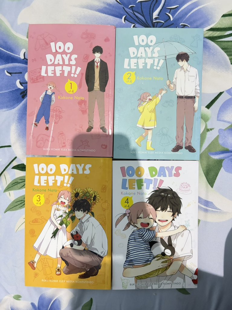 meiadorable's tweet photo. wts preloved kolpri komik manga gramedia (NEGOTIATON ALLOWED!) 
- Bnha/boku no hero academia vol 1 - 7 230k 
- Horimiya fullset 550k 
- 100 days left fullset 290k https://t.co/hx1Nyilxpe