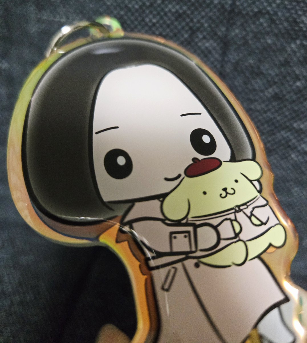 tifa_prfm8's tweet photo. 最近おでかけ連れてくからか…
のっちさんキーリングの傷が心配になってきた(´•̥ ω •̥` )
もちろんケースで持ち歩くんだけど写真撮る度に出すし、多少はリュックとか擦るから…

表面を保護する透明シール?みたいなのを貼ればいいのか?
そもそもそんなのあるのか😭 https://t.co/Zn1P1fKzfZ
