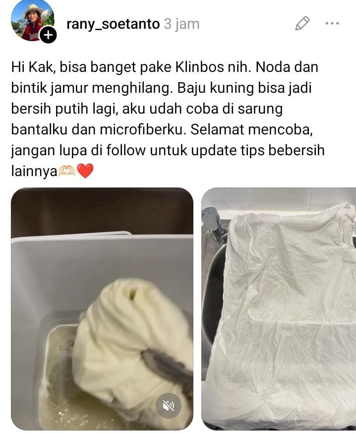 crushy153's tweet photo. gara-gara ngikutin mbak Rany jadi tau kalo ada cairan yang bisa ngilangin bekas noda ataupun jamur yang ada dibaju putih😭 https://t.co/zz0zaTnnLY