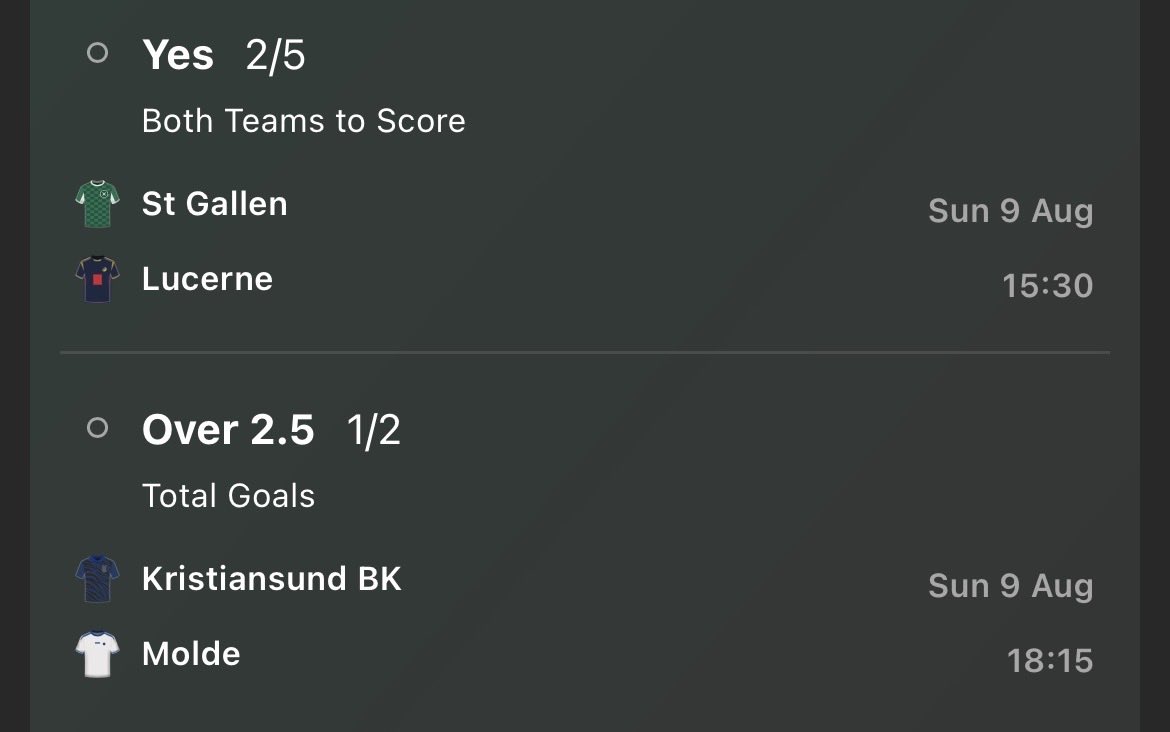 FozzyTips's tweet photo. 1/1 Acca
1.5U

Add To Your Bet Slip - https://t.co/s2BFDNqX0I https://t.co/YVhAQjsFZR