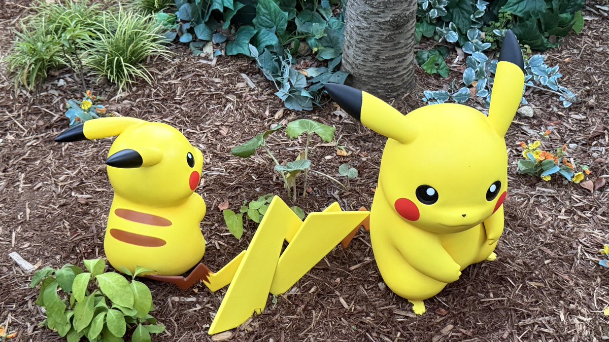 rakosuke02's tweet photo. ポケパーク上陸⸜(*ˊᗜˋ*)⸝
バッチはピカチュウとシードラでした🌻

#ポケモンカントー https://t.co/ZI6auKuy56