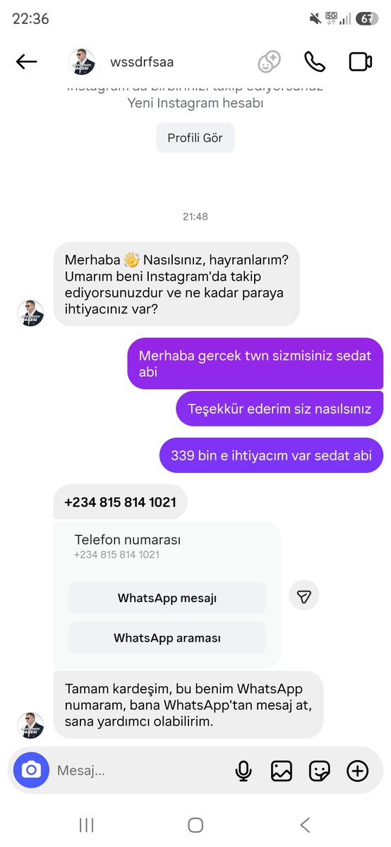 eyda821054's tweet photo. Size ulaşmak için yaptığımız paylaşımlardan dolandırıcılar devreye girdi sedat abi duyun beni @sedat_peker @hizirreis999 @yvzayd https://t.co/jJQrTlwRHR