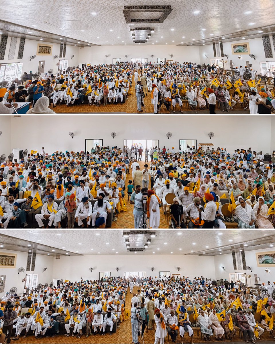 officialadwpd's tweet photo. ਅੱਜ ਹਲਕਾ ਭੁੱਚੋ ਮੰਡੀ, ਬਠਿੰਡਾ ਵਿਖੇ ਸੀਨੀਅਰ ਮੀਤ ਪ੍ਰਧਾਨ ਸੁਖਦੀਪ ਸਿੰਘ ਜੀ ਵੱਲੋਂ ਕਰਵਾਈ ਗਈ ਫਤਿਹ ਰੈਲੀ ਨੇ ਰਾਜਸੀ ਮਾਹੌਲ ਵਿੱਚ ਨਵਾਂ ਜੋਸ਼ ਭਰ ਦਿੱਤਾ।
ਰੈਲੀ ਵਿੱਚ ਸੰਗਤਾਂ ਦਾ ਠਾਠਾਂ ਮਾਰਦਾ ਇਕੱਠ, ਮਿਲਿਆ ਬੇਮਿਸਾਲ ਪਿਆਰ ਅਤੇ ਉਤਸ਼ਾਹ ਫਤਿਹ ਦੀ ਗਵਾਹੀ ਭਰਦਾ ਨਜ਼ਰ ਆਇਆ।
.
ਸਮੂਹ ਸੰਗਤਾਂ ਦਾ ਅਸੀਂ  ਤਹਿ ਦਿਲੋਂ ਯਾਦ ਕਰਦੇ ਹਾਂ। 
.
#akalidalwarispunjab #youthadwpd #bhaiamritpalsinghji #mpamritpalsingh #cmamritpalsingh