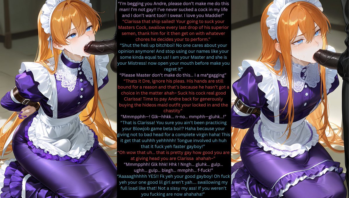 DaddyJayJay99's tweet photo. The best way to teach a rebellious and bratty sissy like Clarissa his place is to fill his mouth with its first taste of Semen๐๐
#sissy #forcedfeminisation #sissymaid #BBCSissy https://t.co/ojAk6I2SMe