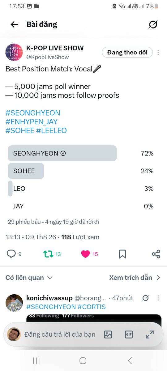 NhHunh67352's tweet photo. @KpopLiveShow For #SEONGHYEON https://t.co/tdW0JSgp7e