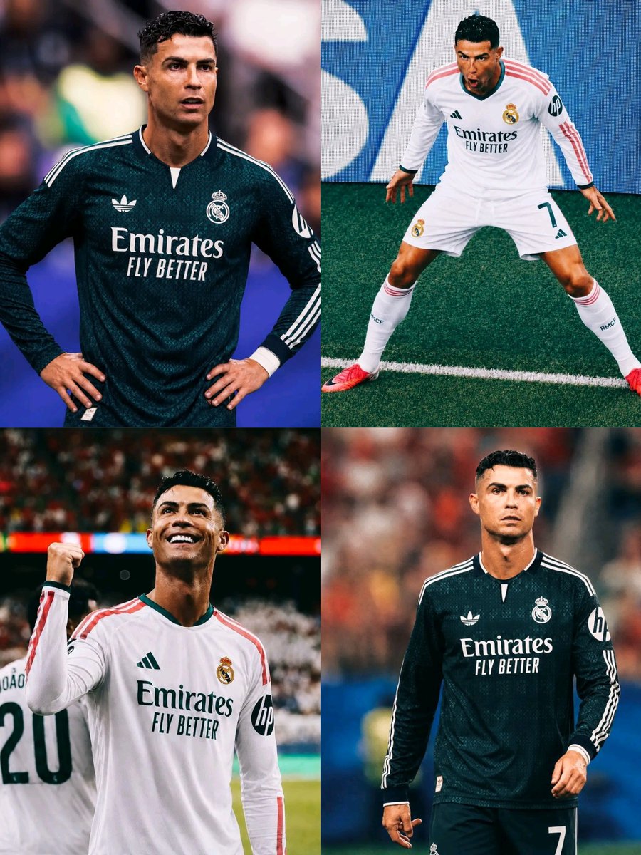 TeamCRonaldo's tweet photo. Cristiano Ronaldo in this season Madrid jersey is pure gold https://t.co/5gikCSNC0z