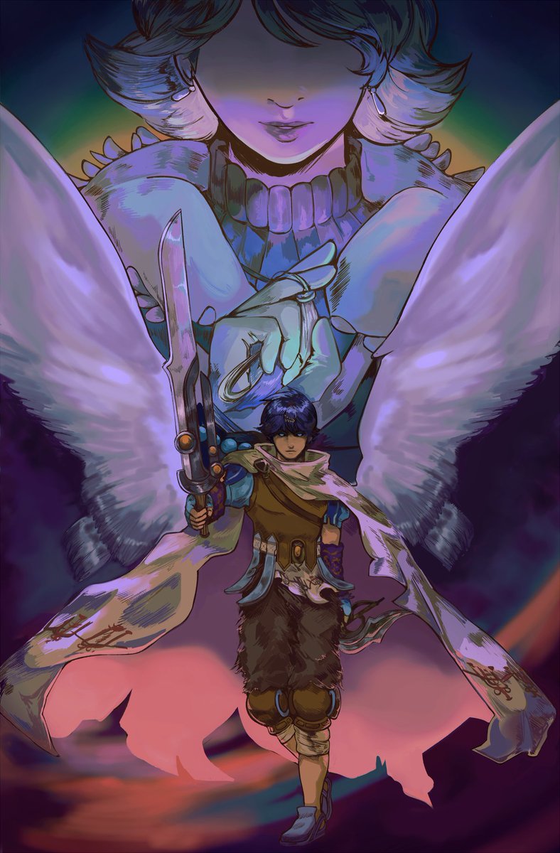 Ladekahn's tweet photo. Angel of Darkness🪽
Happy Baten Kaitos Dayyyyy !!!!! 💙
#BATENKAITOS #バテンカイトス #バテンの日 https://t.co/fq7fQueOu7