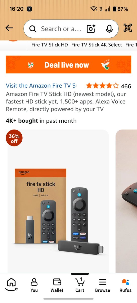 BrijjRajj's tweet photo. Just Ordered #Amazon Fire Tv Stick #TwitchStreaming #Netflix #Amazon #EchoDot #Amazon #EchoPop #Spotify For U & me Mate Have A Nice Day & Morning https://t.co/FXtfqBEDYT