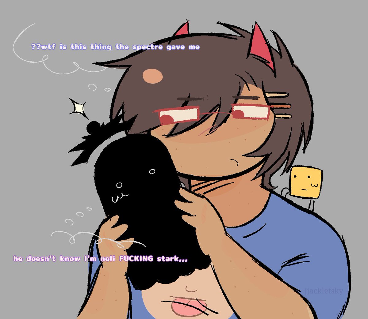 jjackletsky's tweet photo. Ok i gave him more melanin him being super white was genuinely bothering me everytime I opened my gallery and saw that white ass n7 it made me feel physical pain he's so white no no no https://t.co/NFY3dxdlXD