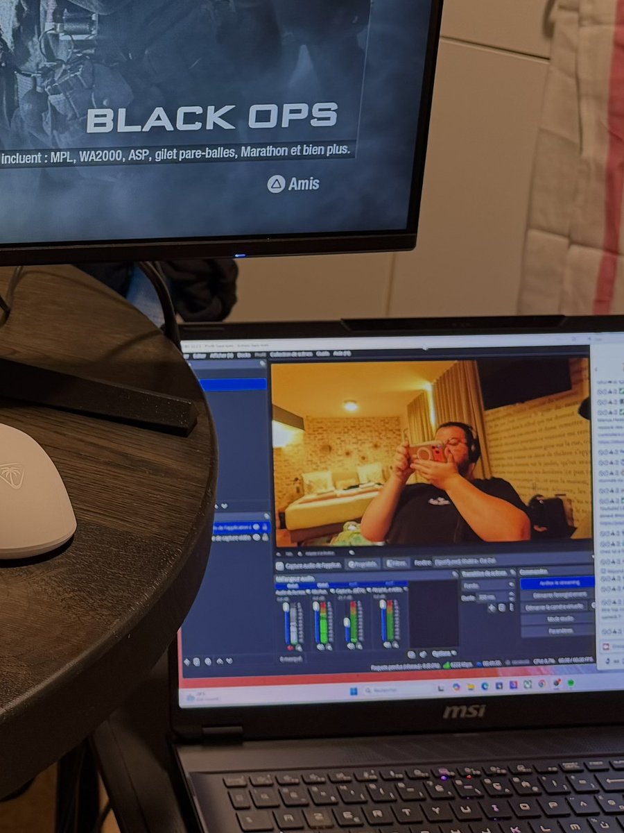 LowAn's tweet photo. Un ÉNORME merci à @msifrance qui m’ont permis de live pendant l’EWC grâce au prêt du STEALTH 18 HX AI A2XW un petit bijou ! 

Processeur Intel® Core™ Ultra 9 275HX
Écran Mini LED 18” 4K mini LED 120 Hz
NVIDIA® GeForce RTX™ 5090

Profitez des offres du moment 
👉🏻 https://t.co/70glD2uPYt