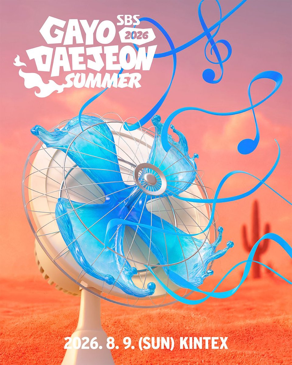 KpopArenaLive's tweet photo. 🔥SBS Gayo Daejeon SUMMER 2026🔥

📍 KINTEX Exhibition Center 1, Halls 4 and 5
• 🗓️ Aug 09, 2026
• 🕕 Events - Now Showing

🔗📺𝙇𝙄𝙑𝙀🔴➡https://t.co/1PcYo4VExz

#SBS가요대전 #SBS
#2026SBS가요대전SUMMER https://t.co/MkWeUWsEWJ