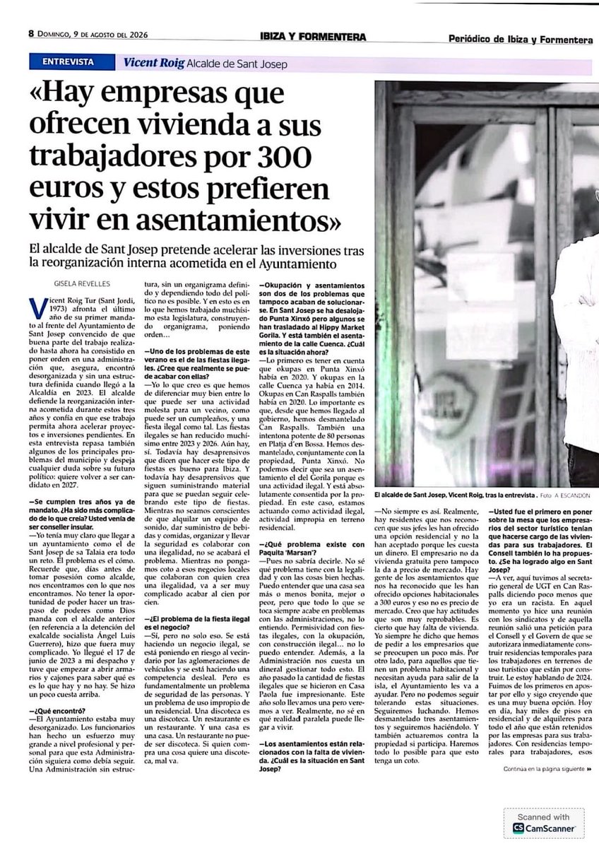 PPSantJosep's tweet photo. Tres años poniendo orden para que Sant Josep pueda seguir avanzando. 💙

@roigtur hace balance de tres años afrontando problemas enquistados y poniendo orden en un Ayuntamiento que necesitaba estructura, personal y capacidad de gestión. https://t.co/u2UkdSA1sG