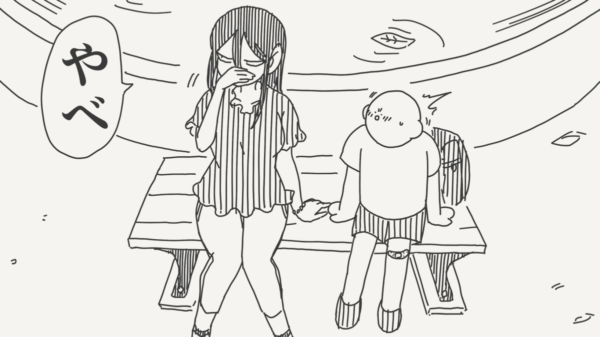 horideiyasumi's tweet photo. はぐらかす絵です。 https://t.co/Am5sfFg8i9
