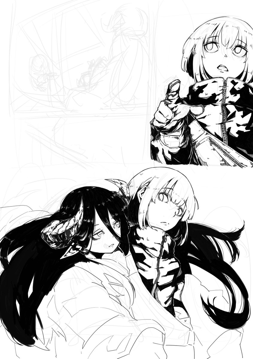 tene_kuro's tweet photo. 今んとここの熱量で描いてます。よしなに。 https://t.co/QnIudluu3E