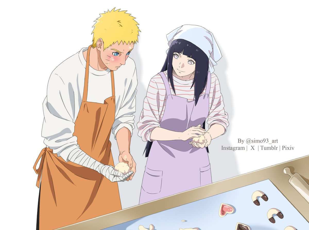 Simo___93's tweet photo. Afternoons in the kitchen 🍪🍰🍩 

#NARUTOコスプレ #naruhina https://t.co/6U61GDTI51